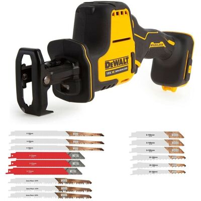 Dewalt - DCS369N 18v xr Sub Compact Brushless Reciprocating Saw Bare + 15 Blades Dewalt - DCS369N 18v xr Sub Compact Brushless Reciprocating Saw Bare + 15 Blades