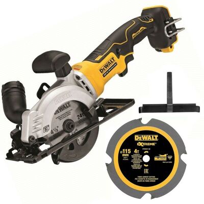 DeWalt DCS571N 18v Brushless XR 115mm Compact Multi Material Saw + PCD Blade DeWalt DCS571N 18v Brushless XR 115mm Compact Multi Material Saw + PCD Blade