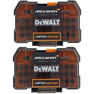 Dewalt FLEXTORQ MCLAREN F1 Screwdriver Impact Rated Set 64 Piece + Tough Case Dewalt FLEXTORQ MCLAREN F1 Screwdriver Impact Rated Set 64 Piece + Tough Case