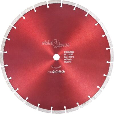 vidaXL Diamond Cutting Disc Steel 350 mm - Diamond Cutting Disc vidaXL Diamond Cutting Disc Steel 350 mm - Diamond Cutting Disc