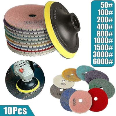 SNQ - 4in - 50-6000 grit - Diamond polishing pads kit SNQ - 4in - 50-6000 grit - Diamond polishing pads kit