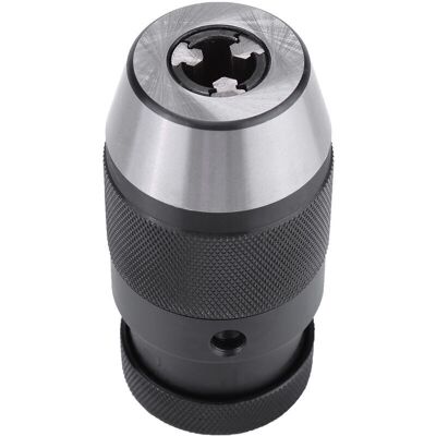 IKODM Drill Chuck, 1pcs MT2-B16 1-16mm 1/2" Keyless Drill Chuck B16 Steel Self Tightening Column Drill Chuck for Electric Lathe Drill IKODM Drill Chuck, 1pcs MT2-B16 1-16mm 1/2" Keyless Drill Chuck B16 Steel Self Tightening Column Drill Chuck for Electric Lathe Drill