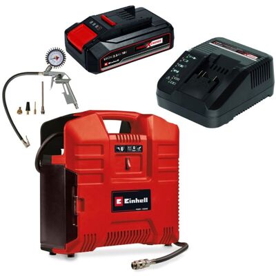 Einhell - Power X-Change 18v Cordless Portable Compressor te-ac + 2.5AH Kit Einhell - Power X-Change 18v Cordless Portable Compressor te-ac + 2.5AH Kit