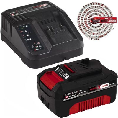 Einhell - 18v Power X-Change pxc Starter Kit - 1x 3.0Ah Battery + 3ah Fast Charger Einhell - 18v Power X-Change pxc Starter Kit - 1x 3.0Ah Battery + 3ah Fast Charger