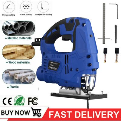 BRIEFNESS Electric Jigsaw 3500W Corded Cutting Sawing Saw DIY Workshop Woodworking Garage BRIEFNESS Electric Jigsaw 3500W Corded Cutting Sawing Saw DIY Workshop Woodworking Garage