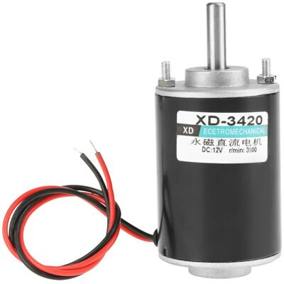 SNQ Electric Motor, 12V DC 3500rpm Tubular Pneumatic Motor, Mini Permanent Magnet, Permanent Magnet DC Motors, CW/CCW Machine Control for DIY Generator SNQ Electric Motor, 12V DC 3500rpm Tubular Pneumatic Motor, Mini Permanent Magnet, Permanent Magnet DC Motors, CW/CCW Machine Control for DIY Generator