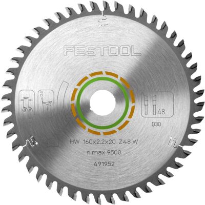 160mm 48 Tooth Plunge Saw Blade Fine Wood Cut TS55 r TSC55 ATF55 AP55 - Festool 160mm 48 Tooth Plunge Saw Blade Fine Wood Cut TS55 r TSC55 ATF55 AP55 - Festool