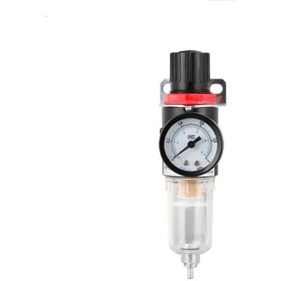 MEMKEY Filter regulator for compressed air, air filter humidity regulator, pressure oil separator, moisture trap, compressor water lubricator (G1/4) MEMKEY Filter regulator for compressed air, air filter humidity regulator, pressure oil separator, moisture trap, compressor water lubricator (G1/4)