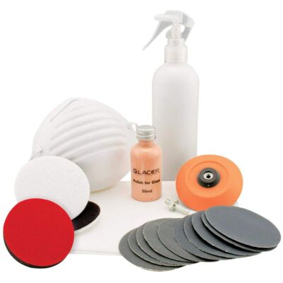 Flexipads - World Class GP202 glacier Advanced Glass Polishing Kit FLEGP202 Flexipads - World Class GP202 glacier Advanced Glass Polishing Kit FLEGP202