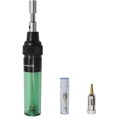SJQKA Gas Soldering Iron, Blowtorch Welding Gun, Cordless Butane Gas Soldering Iron, 1300°C Compressed Air Welding Tool (Green), Soldering Iron SJQKA Gas Soldering Iron, Blowtorch Welding Gun, Cordless Butane Gas Soldering Iron, 1300°C Compressed Air Welding Tool (Green), Soldering Iron