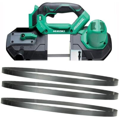 HiKOKI CB18DBLJ4Z Brushless Band Saw 18V Cordless Bandsaw + x3 18TPI Blades BARE HiKOKI CB18DBLJ4Z Brushless Band Saw 18V Cordless Bandsaw + x3 18TPI Blades BARE