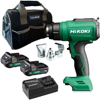 Hikoki RH18DAW4Z 18V Cordless Heat Gun + X2 2AH Battery + Charger + Bag Hikoki RH18DAW4Z 18V Cordless Heat Gun + X2 2AH Battery + Charger + Bag
