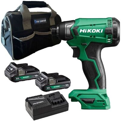 Hikoki WH18DAW4Z 18v Impact Driver 140Nm + X2 2AH Battery + Charger + Bag Hikoki WH18DAW4Z 18v Impact Driver 140Nm + X2 2AH Battery + Charger + Bag