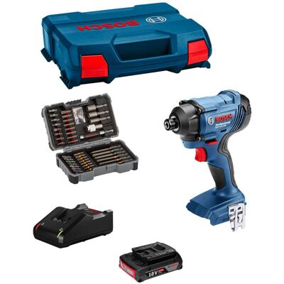 Bosch - Impact Driver gdr 18V-160 (1 x 2,0 Ah + gal 18V-40 + L-Case) + Set of 43 screwdriver bits Bosch - Impact Driver gdr 18V-160 (1 x 2,0 Ah + gal 18V-40 + L-Case) + Set of 43 screwdriver bits