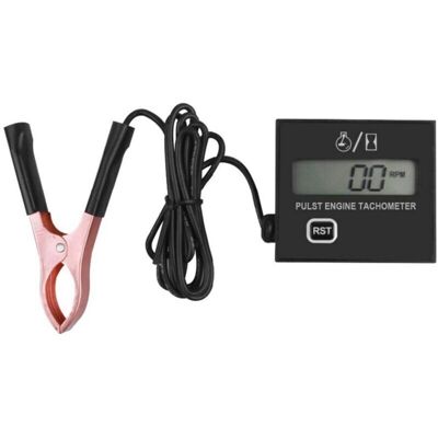 ODIPIE Inductive digital tachometer for chainsaws, lawn mowers, motorcycles, inductive tachometer with hour meter, replaceable battery ODIPIE Inductive digital tachometer for chainsaws, lawn mowers, motorcycles, inductive tachometer with hour meter, replaceable battery