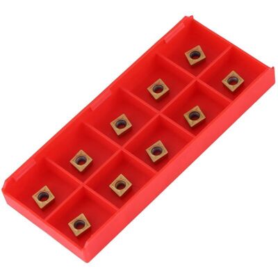 SNQ Jeffergarden 10pcs CNC Turning Inserts Set, CCMT060204-HM YBC251 Carbide Insert, Steel Turning and Threading Tool for Lathes and Milling Machines SNQ Jeffergarden 10pcs CNC Turning Inserts Set, CCMT060204-HM YBC251 Carbide Insert, Steel Turning and Threading Tool for Lathes and Milling Machines