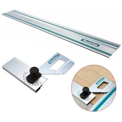 Makita - Aluminum Plunge Saw Guide Rail 1.5m 1500mm 59'' SP6000 + Bevel Guide Makita - Aluminum Plunge Saw Guide Rail 1.5m 1500mm 59'' SP6000 + Bevel Guide