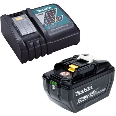 Makita BL1890 18V 9.0Ah LXT Star Lithium Battery + DC18RC Fast Charger Genuine Makita BL1890 18V 9.0Ah LXT Star Lithium Battery + DC18RC Fast Charger Genuine