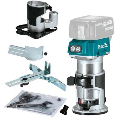 Makita DRT50Z 18V LXT Brushless Cordless Laminate Router Trimmer + Offset Base Makita DRT50Z 18V LXT Brushless Cordless Laminate Router Trimmer + Offset Base