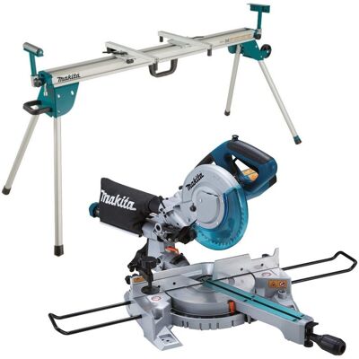 Makita LS0815FL 240v 216mm Slide Compound Mitre Saw + WST07 Extendable Stand Makita LS0815FL 240v 216mm Slide Compound Mitre Saw + WST07 Extendable Stand