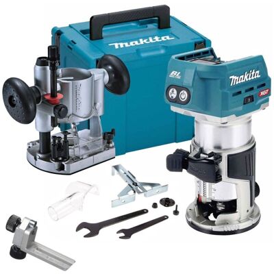 Makita RT001GZ21 40V Cordless Brushless Laminate Router Trimmer + Plunge Base Makita RT001GZ21 40V Cordless Brushless Laminate Router Trimmer + Plunge Base
