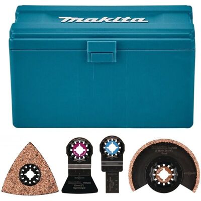 Makita Starlock Multi Tool 4PC Tile Set Plunge Segment Blade DTM52 DTM51 + Box Makita Starlock Multi Tool 4PC Tile Set Plunge Segment Blade DTM52 DTM51 + Box