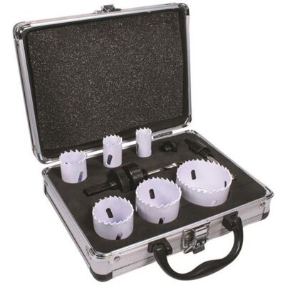 MEXCO A10HOLKIT Bi-Metal Holesaw Set, 6 Piece (19-57mm) MEXHOLSET MEXCO A10HOLKIT Bi-Metal Holesaw Set, 6 Piece (19-57mm) MEXHOLSET