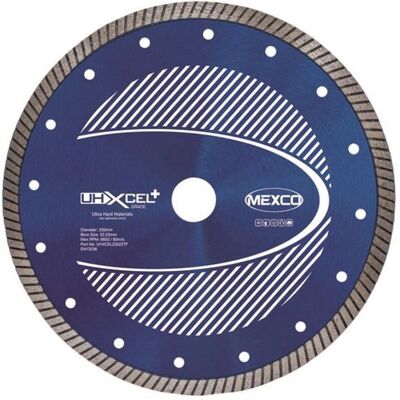MEXCO UHXCEL23022TF UHXCEL+ Ultra Hard Plus Diamond Blade 230 x 22mm MEXUHXL230T MEXCO UHXCEL23022TF UHXCEL+ Ultra Hard Plus Diamond Blade 230 x 22mm MEXUHXL230T