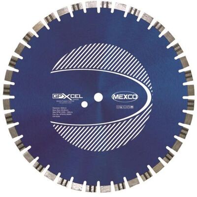 MEXCO GPXCEL35020 XCEL GRADE Concrete Diamond Blade 350 x 20mm MEXGPXL35020 MEXCO GPXCEL35020 XCEL GRADE Concrete Diamond Blade 350 x 20mm MEXGPXL35020