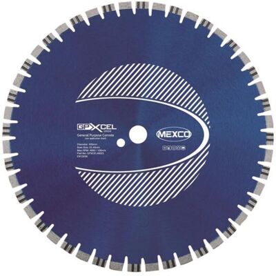 MEXCO GPXCEL40025 XCEL GRADE Concrete Diamond Blade 400 x 25mm MEXGPXL40025 MEXCO GPXCEL40025 XCEL GRADE Concrete Diamond Blade 400 x 25mm MEXGPXL40025