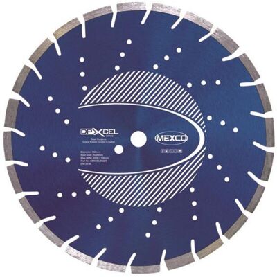 MEXCO DPXCEL35020 XCEL Grade Dual Purpose Diamond Blade 350 x 20mm MEXDPXL35020 MEXCO DPXCEL35020 XCEL Grade Dual Purpose Diamond Blade 350 x 20mm MEXDPXL35020