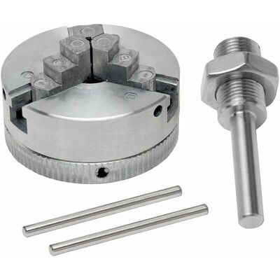MUMU Mini Lathe - Zinc Alloy Mini Lathe Three Jaw Chuck M12x1 Hand Drill Chuck Chisel Connecting Rod Power Tool MUMU Mini Lathe - Zinc Alloy Mini Lathe Three Jaw Chuck M12x1 Hand Drill Chuck Chisel Connecting Rod Power Tool