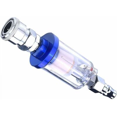 CYSLMUK New Professional Compressor Water Separator Filter, Compressed Air Regulator Filter 1/4 for Air Compressor Paint Gun CYSLMUK New Professional Compressor Water Separator Filter, Compressed Air Regulator Filter 1/4 for Air Compressor Paint Gun