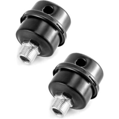 MCBOSON Pack of 2 Silencers for Air Compressor, Metal Air Compressor Intake Filter Silencer, 1/2"PT 20mm MCBOSON Pack of 2 Silencers for Air Compressor, Metal Air Compressor Intake Filter Silencer, 1/2"PT 20mm