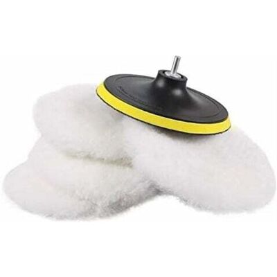 TEHTUY pieces 180mm wool polishing sponge disc polishing pads for polishing machine TEHTUY pieces 180mm wool polishing sponge disc polishing pads for polishing machine