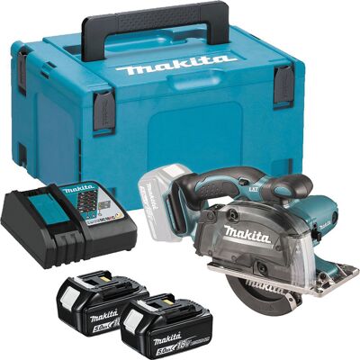 Makita - Dcs552rtj 18v Circ Metal Cutting Saw 136mm Blade Makita - Dcs552rtj 18v Circ Metal Cutting Saw 136mm Blade