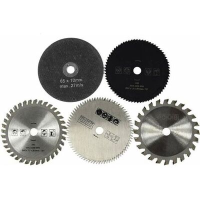 ENLENK 5 Pieces/set 85mm Diameter 10mm Bore, Small Carbide Circular Saw Blades, Rotary Cutting Tools - Liaiki ENLENK 5 Pieces/set 85mm Diameter 10mm Bore, Small Carbide Circular Saw Blades, Rotary Cutting Tools - Liaiki