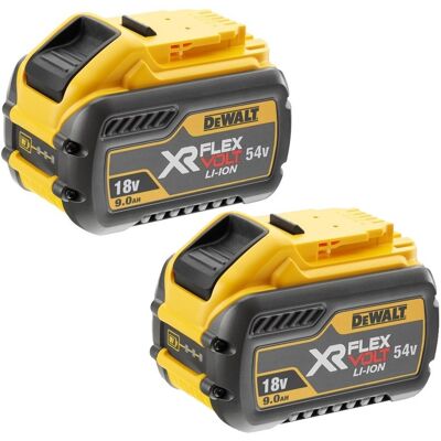 DeWalt - DCB547 - 9.0Ah - Twin Pack - Battery DeWalt - DCB547 - 9.0Ah - Twin Pack - Battery