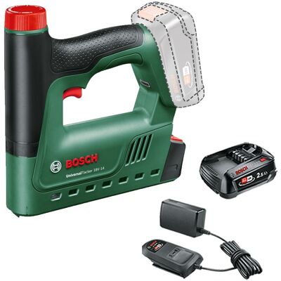 Bosch 06032a7000 Universaltacker 18v Cordless Stapler Nailer + 2.5ah Battery Kit Bosch 06032a7000 Universaltacker 18v Cordless Stapler Nailer + 2.5ah Battery Kit