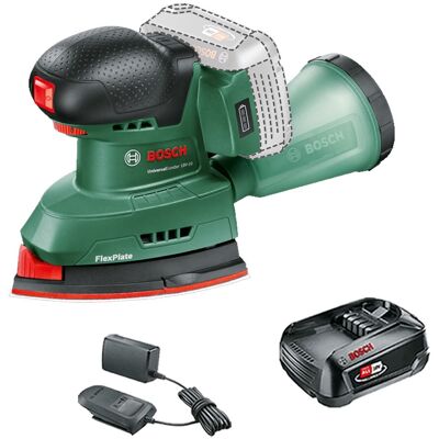 Bosch Easysander 18v 18v-8 Cordless Multisander Sander + 1.5ah Battery Kit Bosch Easysander 18v 18v-8 Cordless Multisander Sander + 1.5ah Battery Kit