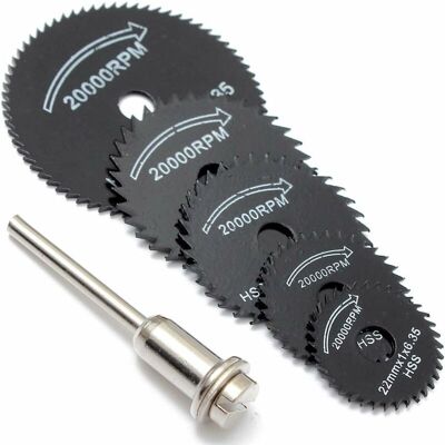 OEM 6 Pack Circular Saw Blades For Dremel Tool Cutting Wood Metal OEM 6 Pack Circular Saw Blades For Dremel Tool Cutting Wood Metal