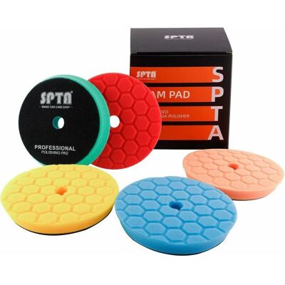 OEM Polishing Sponge, Polishing Set, 5 Pieces 150mm Hex Logic Polishing Pad Sponge Polishing Kit For Car Sanding Polishing For 125mm Ro/da Polishing For Polisher Polishing Machine OEM Polishing Sponge, Polishing Set, 5 Pieces 150mm Hex Logic Polishing Pad Sponge Polishing Kit For Car Sanding Polishing For 125mm Ro/da Polishing For Polisher Polishing Machine
