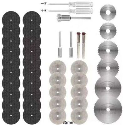 OEM 43pcs Mini Diamond Blades For Dremel Circular Saw, Hss Resin Cutting Discs, For Cutting Wood, Metal, Plastic And Stone. OEM 43pcs Mini Diamond Blades For Dremel Circular Saw, Hss Resin Cutting Discs, For Cutting Wood, Metal, Plastic And Stone.