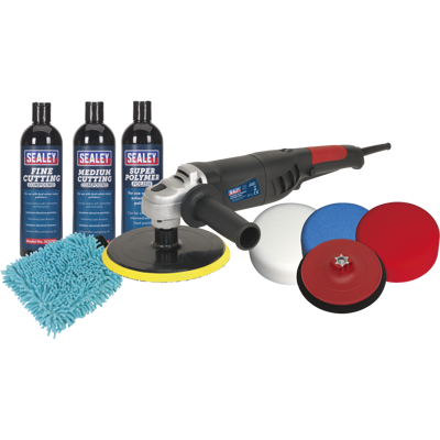 Sealey CPK05 Ø180mm Pro Polishing & Compounding Kit - Polisher, Lightweight, 1100W Sealey CPK05 Ø180mm Pro Polishing & Compounding Kit - Polisher, Lightweight, 1100W