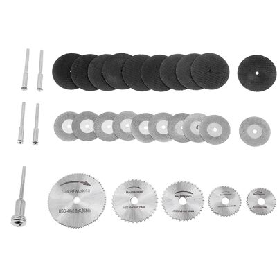 STUNACY 30pcs Hss Diamond Circular Saw Blades Cutting Discs And Mandrels For Rotary Tools STUNACY 30pcs Hss Diamond Circular Saw Blades Cutting Discs And Mandrels For Rotary Tools