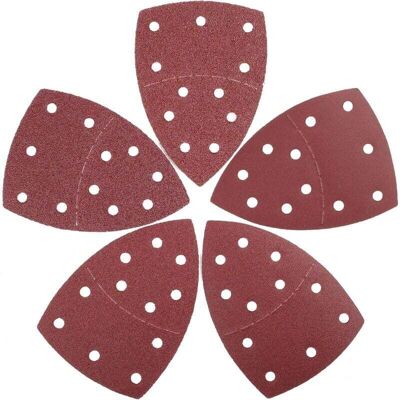 OEM Set Of 100 Abrasive Sheets, 105 X 152 Mm, 11 Holes, Each Grit 20 X 40/60/80/120/240 For Multi-purpose Sander OEM Set Of 100 Abrasive Sheets, 105 X 152 Mm, 11 Holes, Each Grit 20 X 40/60/80/120/240 For Multi-purpose Sander