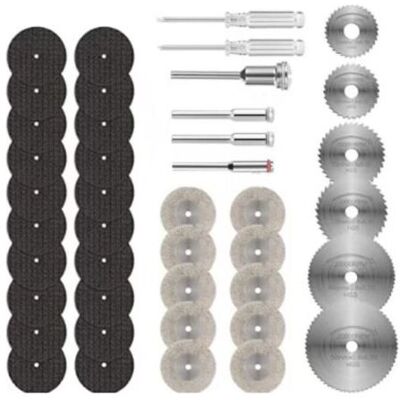 OEM 42pcs Mini Diamond Cutting Disc, Cutting Discs For Dremel, Hss Resin Blade Circular Saw Screwdriver For Cutting Wood, Metal, Plastic, Stone OEM 42pcs Mini Diamond Cutting Disc, Cutting Discs For Dremel, Hss Resin Blade Circular Saw Screwdriver For Cutting Wood, Metal, Plastic, Stone