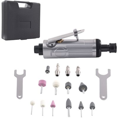 MAXPEEDINGRODS 15 Pcs 1/4" Air Die Grinder 25000 Rpm Grinding Tool Kit Polishing Stones Uk MAXPEEDINGRODS 15 Pcs 1/4" Air Die Grinder 25000 Rpm Grinding Tool Kit Polishing Stones Uk