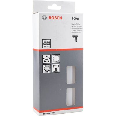Bosch - 1609201396 11 X 45mm Transparent Glue Stick 500g Bosch - 1609201396 11 X 45mm Transparent Glue Stick 500g