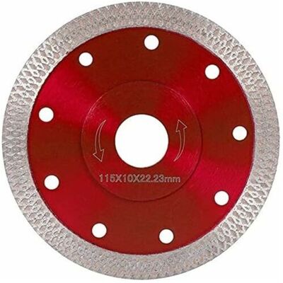 WOIYIC 115 Mm Ultra-thin Diamond Disc – For Angle Grinders – Cuts Porcelain, Tile, Granite, Marble, Concrete – Mounting 22.23 Mm WOIYIC 115 Mm Ultra-thin Diamond Disc – For Angle Grinders – Cuts Porcelain, Tile, Granite, Marble, Concrete – Mounting 22.23 Mm